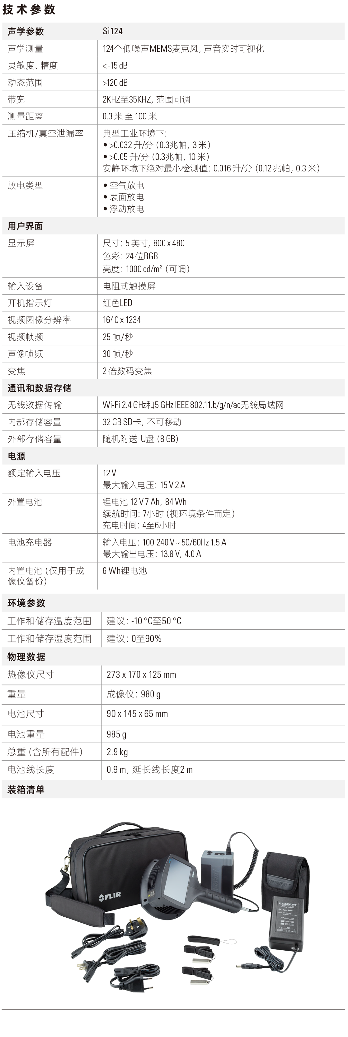 FLIR Si124 工业声波成像仪(图5) FLIR Si124 工业声波成像仪(图5)